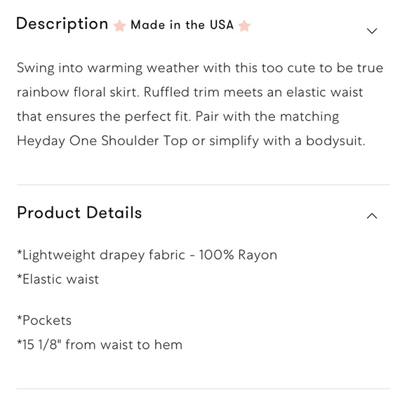 NWT Show Me Your Mumu Swing Skirt - Picture 8 of 8